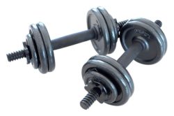 Opti - 15kg Cast Dumbbell Set